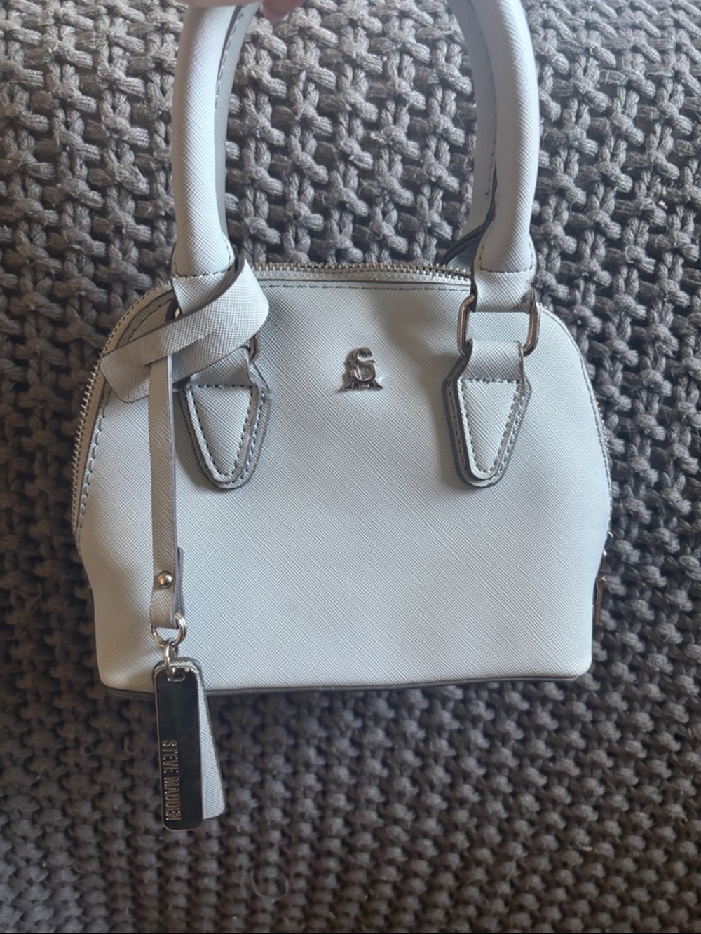 Steve Madden Light Blue Mini Dome Satchel
